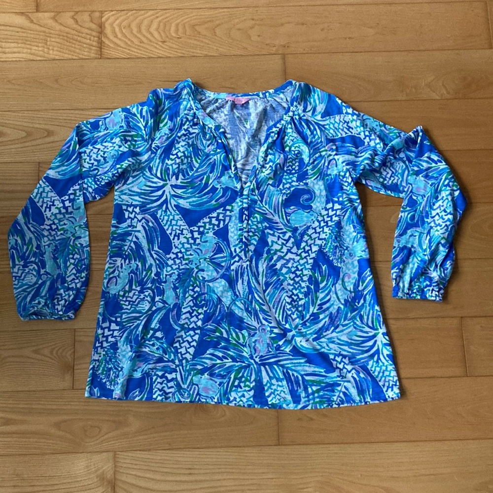 Lilly Pulitzer women’s tunic soft cotton XL